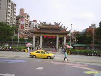 Poort van een tempel, Taipei